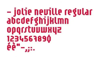 Jolie Neville Display font