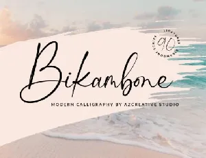 Bikambone Calligraphy font