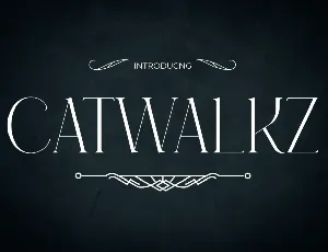 CATWALKZ font