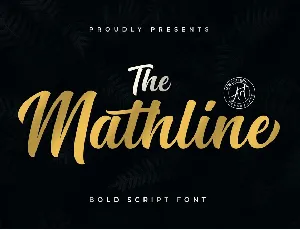 Mathline font