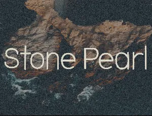 Stone Pearl font