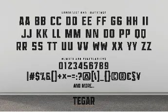 Tegar font