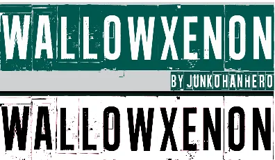 Wallowxenon font