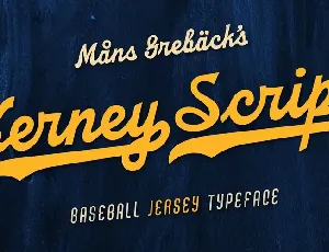 Kerney Script font