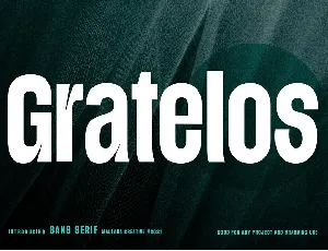 Gratelos font