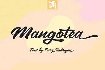 Mangotea Script font