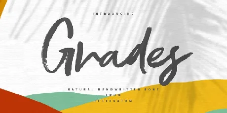 Grades font