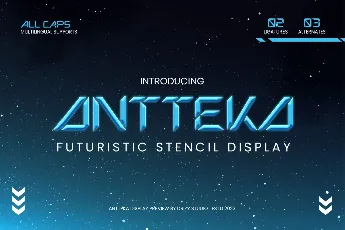 Antteka font