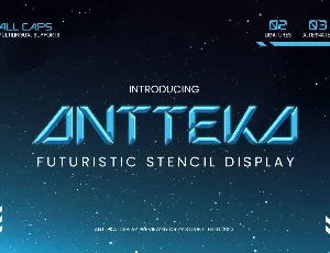 Antteka font