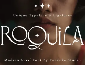 Roquila font