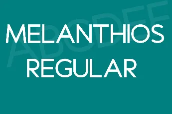 Melanthios font