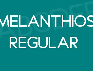 Melanthios font