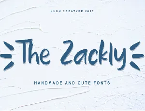 The Zackly font