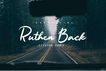 Ruthen Back Stylish Free font