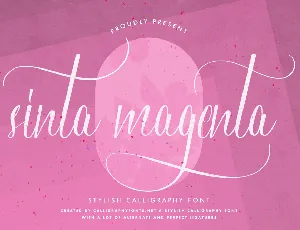 Sinta Magenta Demo font