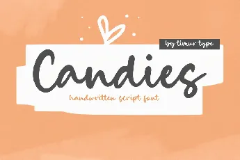 Candies font