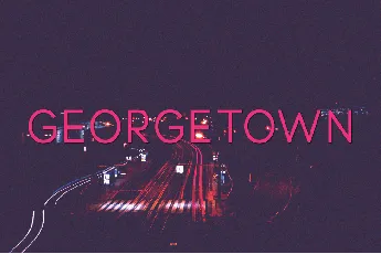 Georgetown font