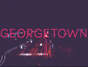 Georgetown font