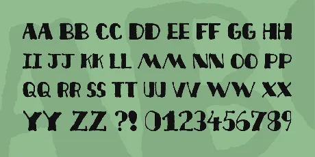 Deco Freehand font