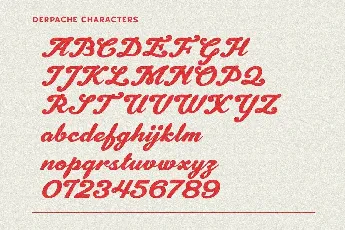 Derpache font