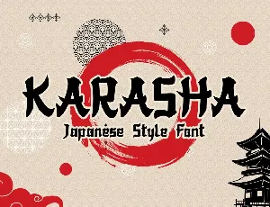 Karasha Display font