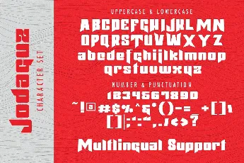 Jodaguz font