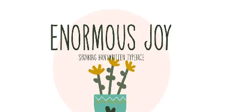 Enormous Joy font