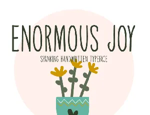 Enormous Joy font