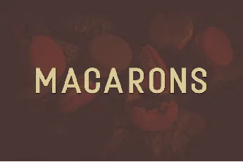 Macarons font