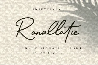 Ronalltie font