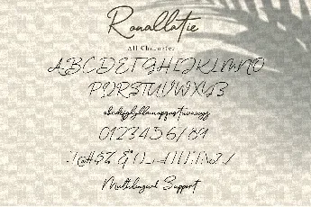 Ronalltie font