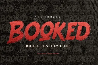 Booked font