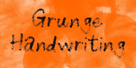 Grunge Handwriting font