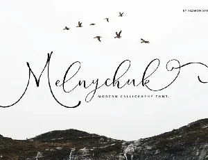 Melnychuk font