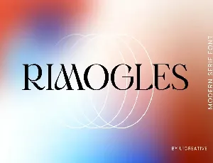 Rimogles font