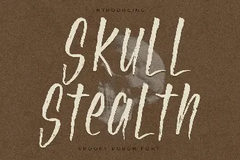 Skull Stealth font