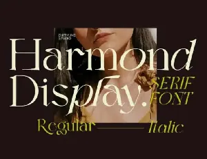 Harmond Serif Family font