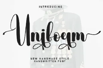 Uniform Script font