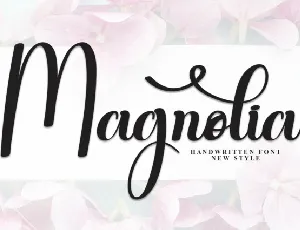 Mangnolia Script font