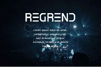 Regrend font