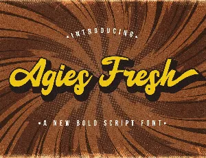 AgiesFresh font