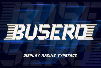 BUSERO font