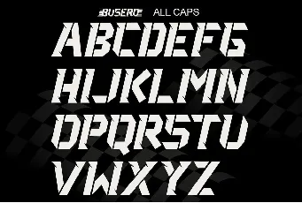 BUSERO font