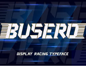 BUSERO font