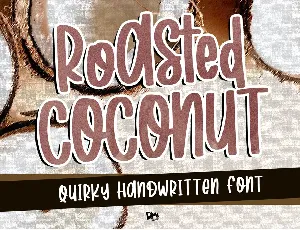 Roasted Coconut font