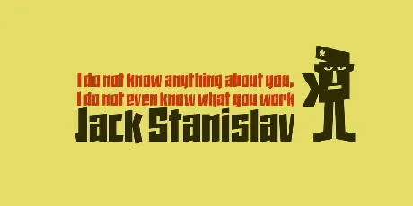 Jack Stanislav font