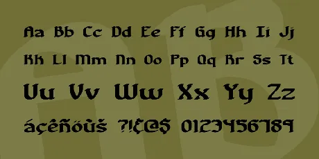 Nostalgia BRK font