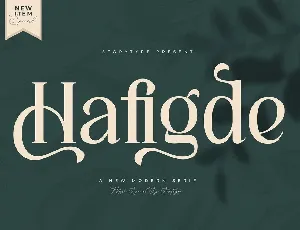 Hafigde font