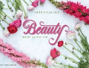 Beauty Handwritten font