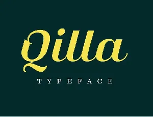 Qilla Typeface font